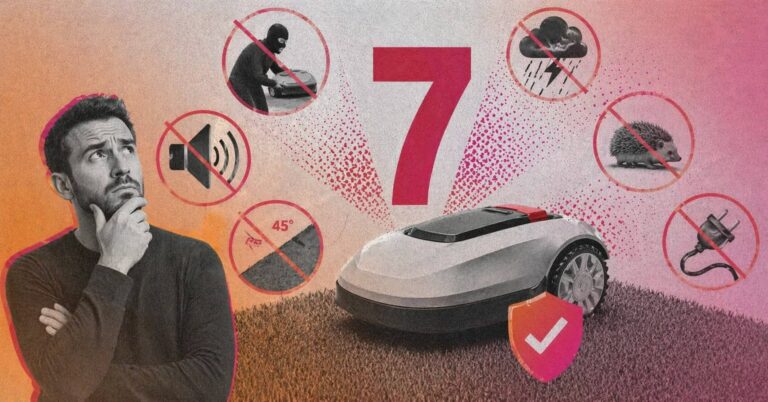 Robot tondeuse - 7 peurs courantes