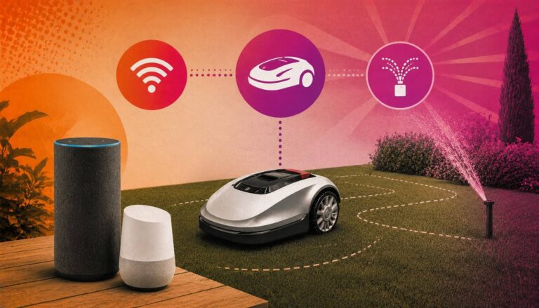 Domotique robot tondeuse